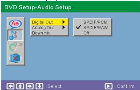 SIGMATEK PDX 1780 - Configuration du DVD - Audio - 1