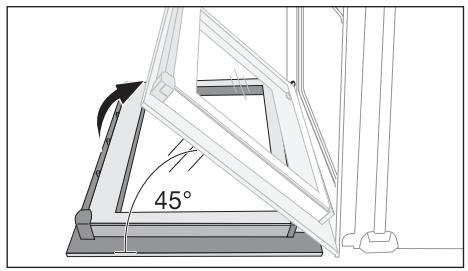 ELECTROLUX AOB98000X - Démonter les vitres de la porte et la gouttière - 3