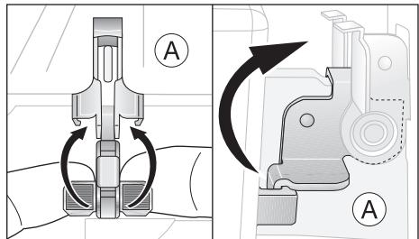 ELECTROLUX AOB98000X - Décrochage de la porte du four - 3