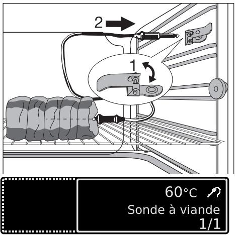 ELECTROLUX AOB98000X - Sonde à viande-Réglage de la température à cœur - 1