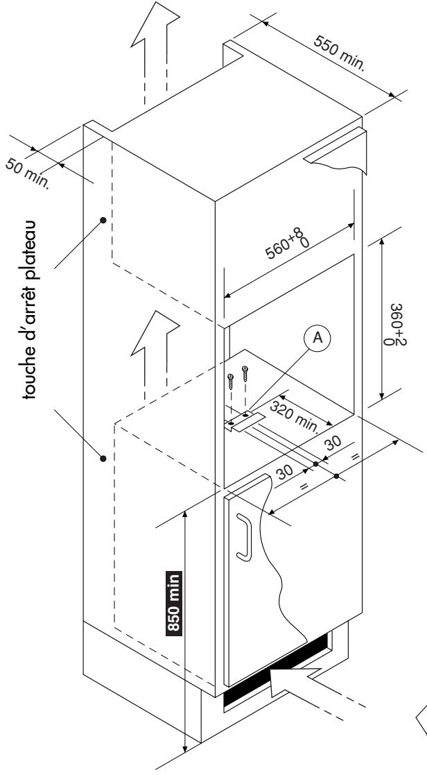 HOTPOINT-ARISTON MWHA 211 HA/ BK NOIR - Installation dans un MEUBLE - 1