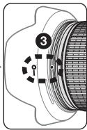 NIKON D610 - Fixation du parasoleil - 2