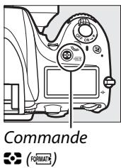 NIKON D610 - Appuyer sur les commandes (FOMAT) et (FOMAT). - 2