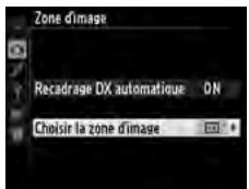 NIKON D610 - Choisir la zone d'image - 1