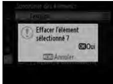 NIKON D610 - Supprimer les éléments sélectionnés. - 2