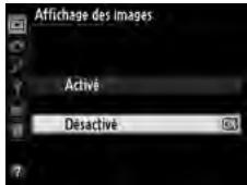 NIKON D610 - Affichez les options. - 2