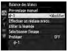 NIKON D610 - Choisir un pré-réglage de la balance des blancs - 1