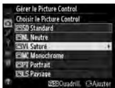 NIKON D610 - Sélectionner un Picture Control. - 2