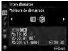 NIKON D610 - Choisir une heures de démarrage. - 4