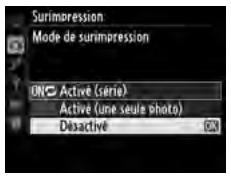 NIKON D610 - ■ Interruption des surimpressions - 1