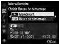 NIKON D610 - Choisir une heures de démarrage. - 2
