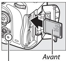NIKON D610 - Insertion de cartes mémoire - 1