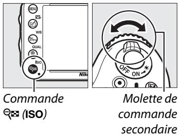 NIKON D610 - Activer ou désactiver le contrôle automatique de la sensibilité - 1