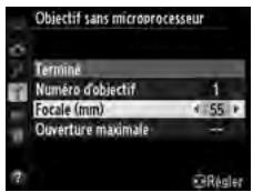 NIKON D610 - Saisir la focale et l'ouverture. - 2