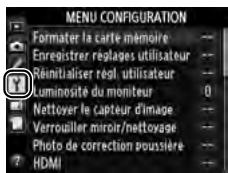 NIKON D610 - Menu Configuration : configuration de l'appareil photo - 3