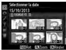 NIKON D610 - Mettre une date en surbrillance. - 4