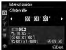 NIKON D610 - Choiser l'intervalle. - 2