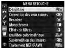 NIKON D610 - Menu Retouche: creation de copies retouchées - 7