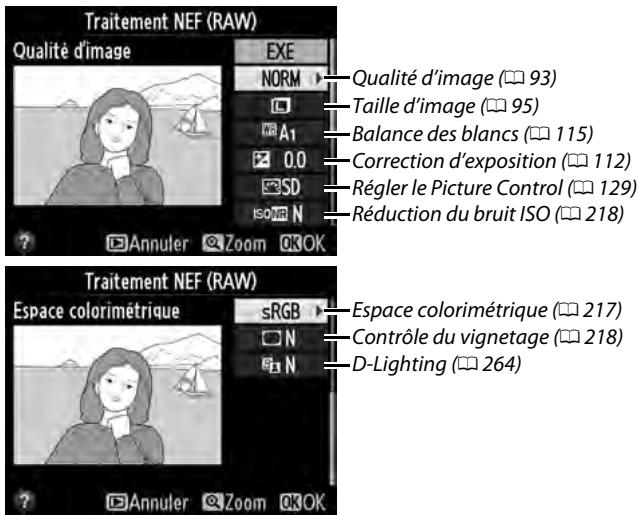NIKON D610 - Choisir les réglages pour la copie JPEG. - 2