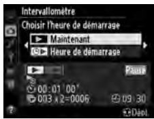 NIKON D610 - Choisir une nouvelle heures de démarrage. - 2