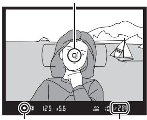 NIKON D610 - Vérifier les indicateurs dans le viseur. - 1