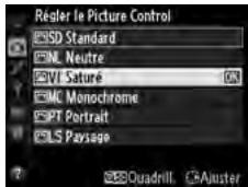 NIKON D610 - Choisir un réglage Picture Control. - 2
