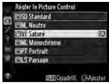 NIKON D610 - Sélectionner un Picture Control. - 2