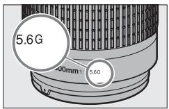 NIKON D610 - Pour reconnaître les objectifs à microprocesseur et les objectifs de type G, E et D - 2