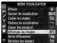 NIKON D610 - Mettre en surbrillance une rubrique du menu. - 2