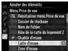 NIKON D610 - Sélectionner un élément. - 2