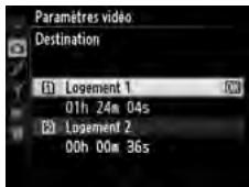 NIKON D610 - Paramètres video - 1