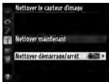 NIKON D610 - Nettoyer demarrage/arret - 2