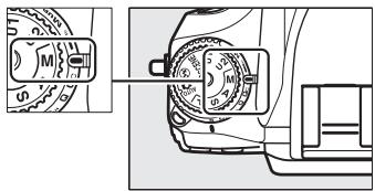 NIKON D610 - Tourner le selecteur de mode sur M. - 1