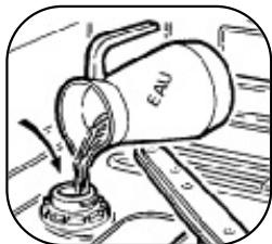 SAUTER SVI53BF1 - Il est impératif de replir le réservoir à Sel avec de l'eau lors de la mise en service, même si le réglageChoisi pour l'adoucisseur ne nécessite pas de sel régencerant - 5