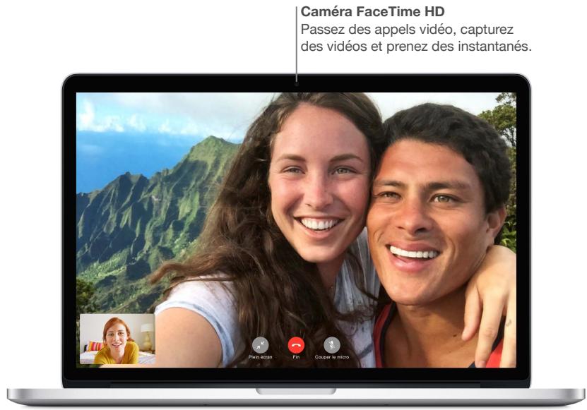 APPLE MACBOOKPRO 15.4 MJLT2F - Passer des appellant video avec FaceTime - 2