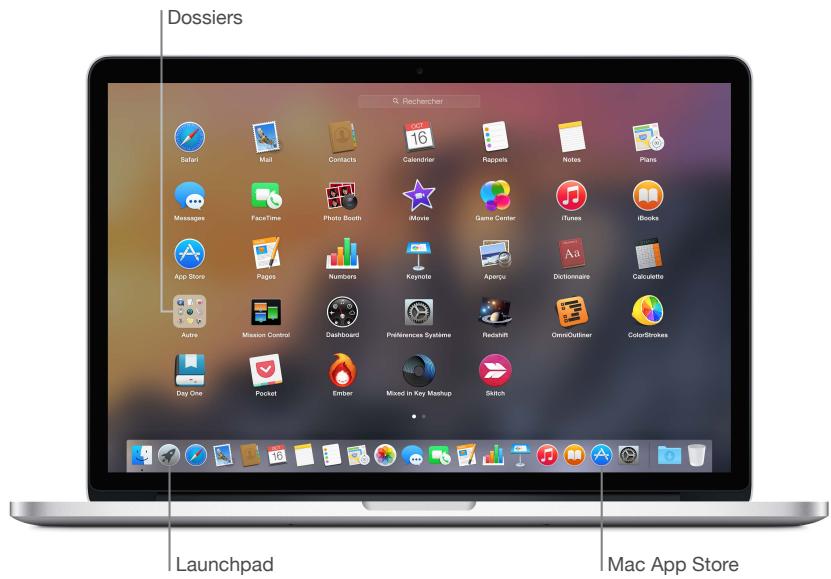 APPLE MACBOOKPRO 15.4 MJLT2F - Ouvrir rapidement des apps - 1