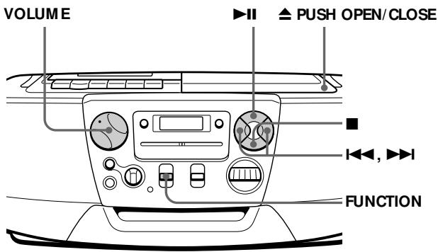SONY CFD-V27 - Wiedergeben einer CD - 9