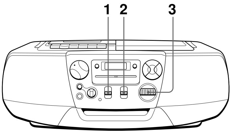 SONY CFD-V27 - Ecouter la radio - 1