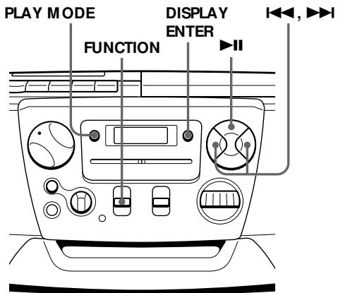 SONY CFD-V27 - Creation d'un programme personnelisé (Lecture programmee) - 1
