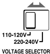 SONY CFD-V27 - CFD-V77S à l'exception des modèles pour l'Europe: Réglage de la tension - 1