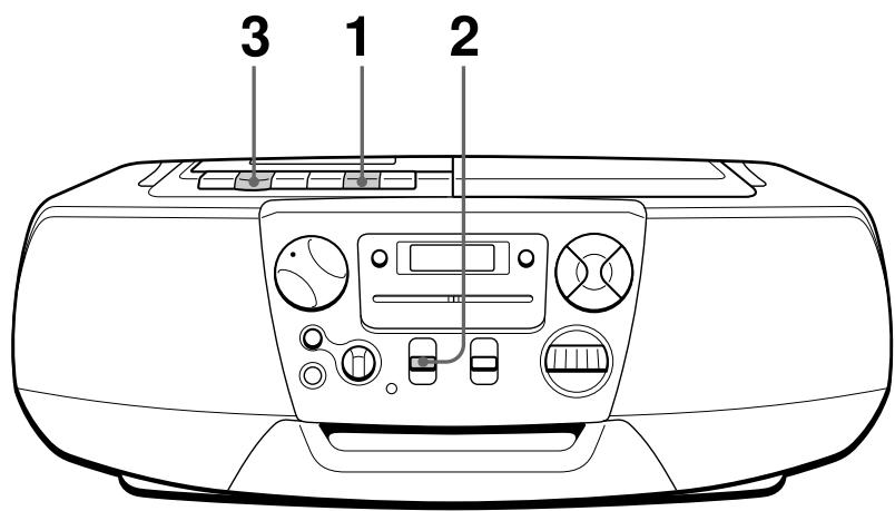 SONY CFD-V27 - Lecture d'une cassette - 1