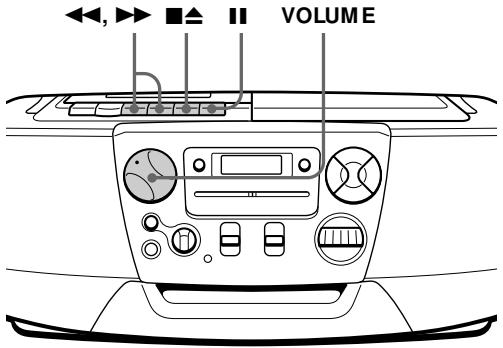 SONY CFD-V27 - Folgende Tasten stehen für weitere Funktionen zur Verfügung: - 1