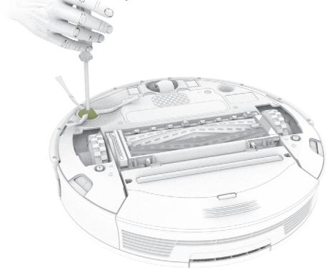 IROBOT 9664263154 - Nettoyage de la brosse latérale : - 1