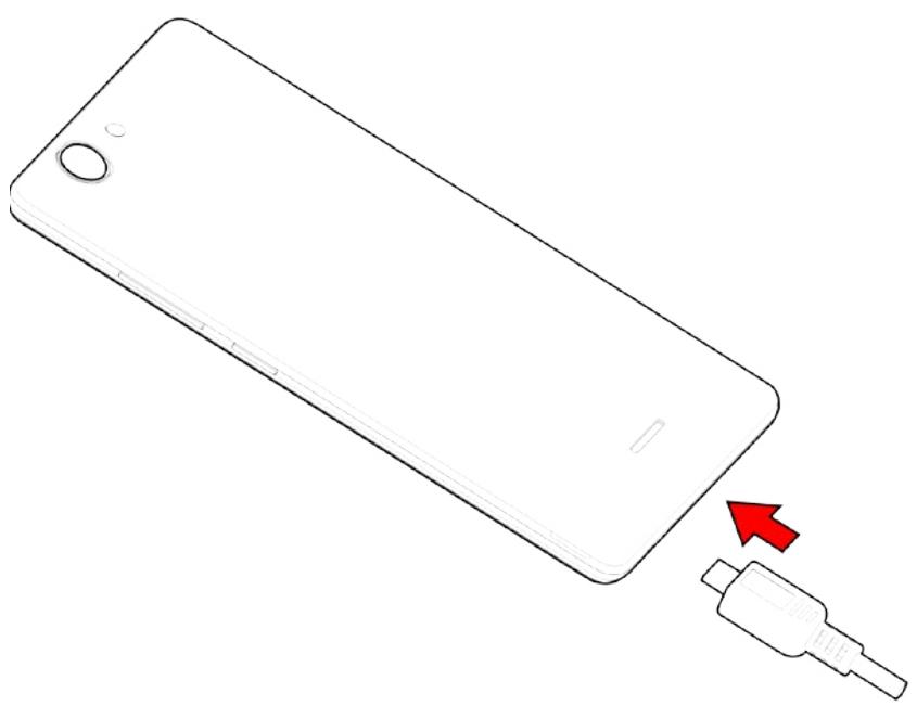 WIKO PULP 4G WHITE - - Chargement de la batterie - 1