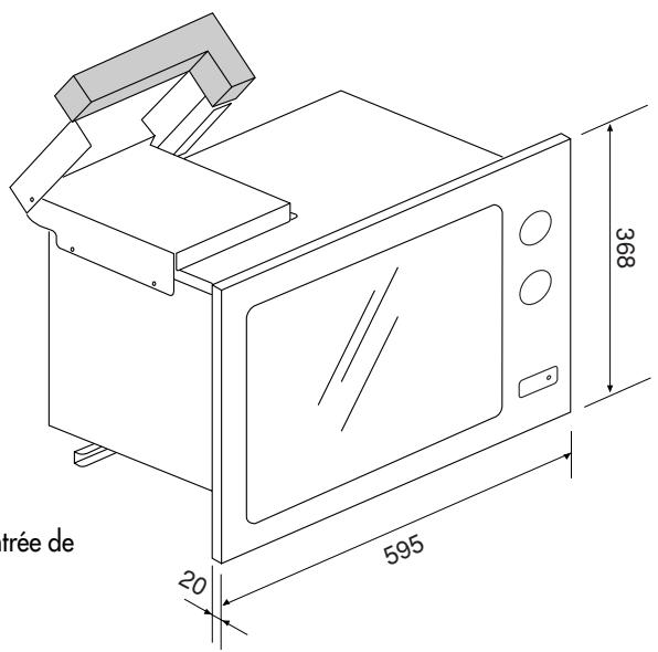 ARISTON MWA 211 Ix - INSTALLATION DANS UN MEUBLE - 2