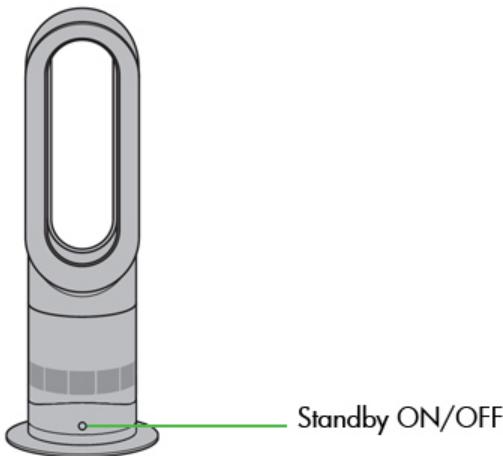 DYSON AMOS NOIR NICKEL - Utilisation sans la télécommande - 1