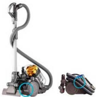 DYSON AMOS NOIR NICKEL - Traineaux: - 1
