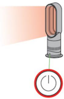 DYSON AMOS NOIR NICKEL - Mode chauffage - 3