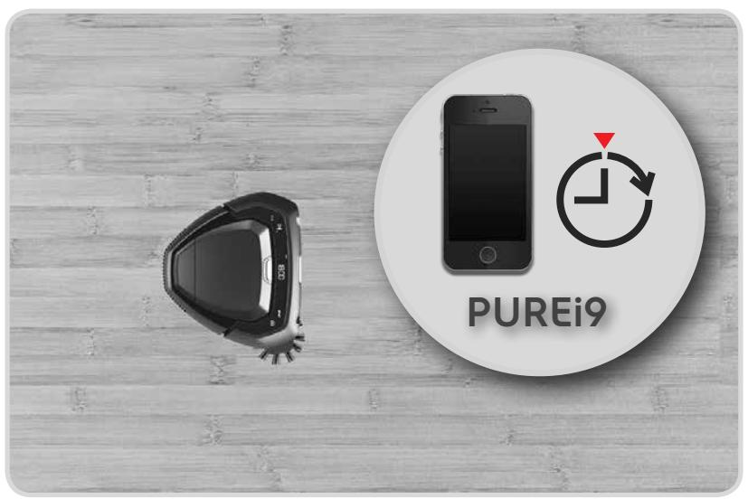 ELECTROLUX PI92-4STN - Le nettoyage peut être programmé sur l'application (Jours et heure) - 1