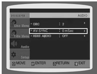 SAMSUNG HT-X710T - PARAMÉTRAGE AV SYNC - 1